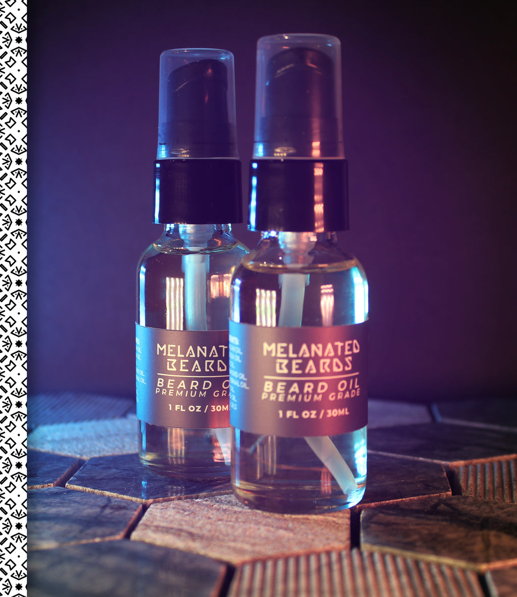 Melanated Beards Oil (2 pack)