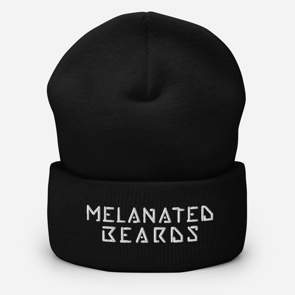 Melanated Beards Cuffed Beanie